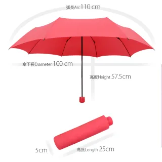 【雨之情】360度順風卸力折傘(雨傘/手開傘/摺疊傘)