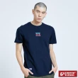 【5th STREET】男簡單文字美式短袖T恤-黑藍