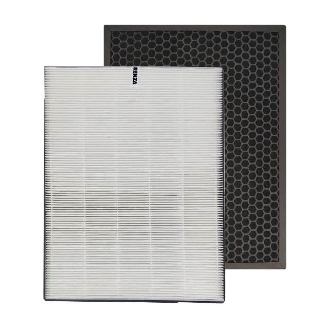 【RENZA】適用PHILIPS 飛利浦 AC2889/80 AC2889 智能抗敏空氣清機(HEPA濾網+活性碳濾網 濾芯)