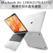 全新 MacBook Air 13吋A2179/A1932輕薄防刮水晶保護殼(透明)