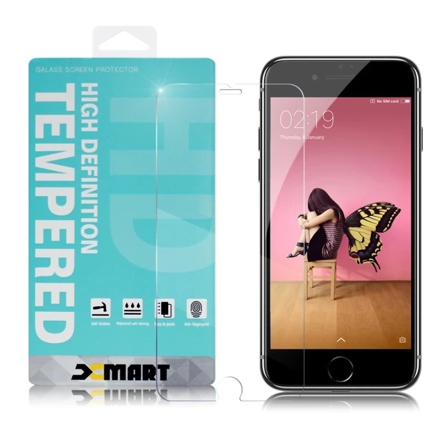 【X_mart】for iPhone SE2 /iPhone 8/ iPhone 7 薄型 9H 鋼化玻璃保護貼-非滿版