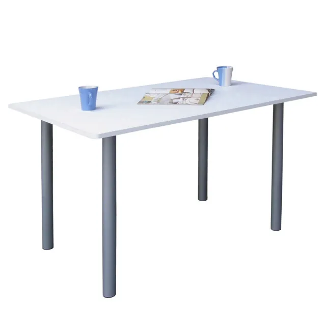 【美佳居】桌面(深60x寬120公分)工作桌/書桌/電腦桌/會議桌(素雅白色)