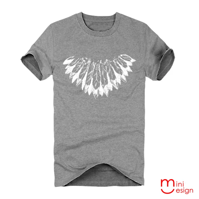 Heha 現貨+預購 （男款）酋長的羽毛圍巾潮流短T(六色 短T 設計T恤 圖案T恤)
