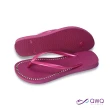 【QWQ】水晶人字拖鞋 涼拖鞋 質感鑽鍊-璀璨面鑽系列-莓果粉 MIT(AEBB00202)