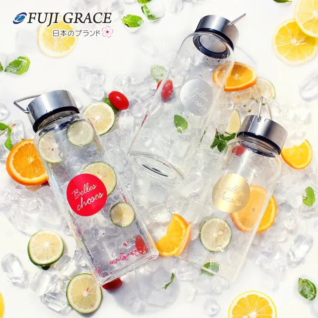 【FUJI-GRACE 日本富士雅麗】高硼矽耐熱手提玻璃瓶1000ml(FJ-921)