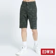 【EDWIN】男裝 JERSEYS 棉涼感迷彩EJ2迦績短褲(墨綠色)