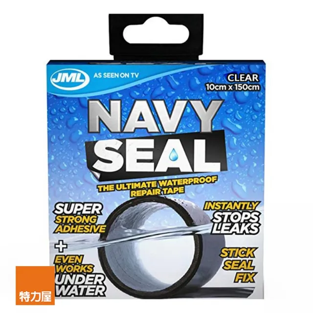 【特力屋】Navy Seal強力止水修補膠帶透明