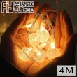 【Fit Vitae羋恬家居】節慶居家佈置LED燈飾(暖白水晶球-4m)