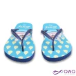 【QWQ】插圖女款夾腳人字拖鞋-法鬥系列-Surf-藍 MIT(ACBA01804)