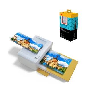 【Kodak 柯達】PD460即可印相印機+80張相紙(台灣代理 東城數位 公司貨)