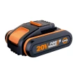 【WORX 威克士】20V鋰電池2.0Ah-橘(WA3551.1)