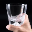 【田島硝子】日本職人手工吹製  富士山杯 神奈川巨浪 海浪款 威士忌杯 酒杯(TG20-01-NAMI)