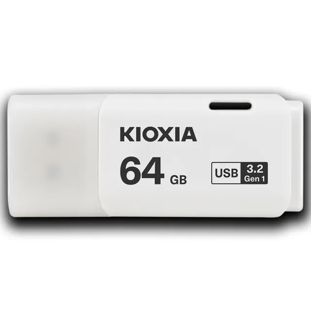 【KIOXIA 鎧俠】U301 USB3.2 Gen1 64GB 隨身碟 白