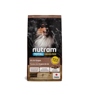【Nutram 紐頓】T23無穀火雞+雞肉潔牙全齡犬 2kg/4.4lb(狗糧、狗飼料、犬糧)