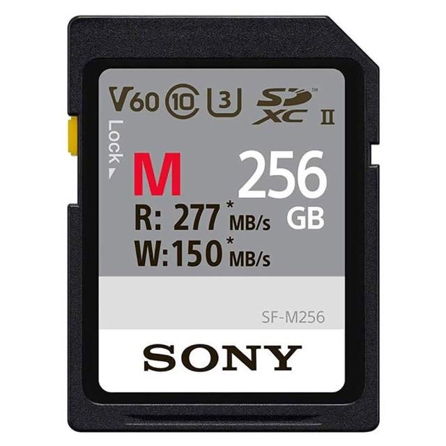 【SONY 索尼】SF-M256 SD SDXC 256G 256GB 277MB/S UHS-II V60 高速記憶卡 (公司貨)
