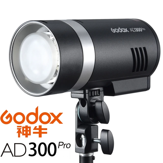 【Godox 神牛】AD300 Pro 300W TTL 鋰電池 外拍閃光燈/補光燈(公司貨)
