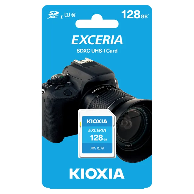 【KIOXIA 鎧俠】EXCERIA 128GB UHS-I U1 SDXC 記憶卡