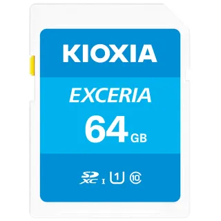 【KIOXIA 鎧俠】EXCERIA 64GB UHS-I U1 SDXC 記憶卡