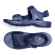 【母子鱷魚】-官方直營-氣墊輕量運動涼鞋-藍(超值特惠 售完不補)