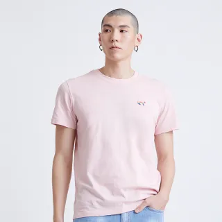 【5th STREET】中性平權彩虹漸層短袖T恤-淺粉紅
