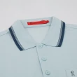 【ROBERTA 諾貝達】台灣製 舒適休閒 純棉短袖POLO棉衫(藍色)