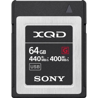 【SONY 索尼】QD-G64F 64G/GB 440MB/S XQD G系列 高速記憶卡(公司貨 支援4K 錄影)