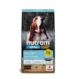 【Nutram 紐頓】I18專業理想系列-體重控制犬雞肉+豌豆 2kg/4.4lb(狗糧、狗飼料、犬糧)