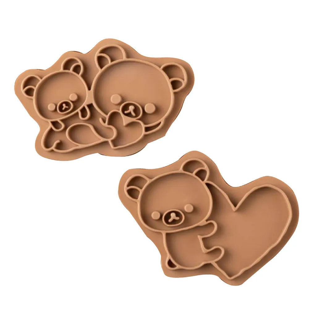 【KAI 貝印】拉拉熊餅乾模- 熊抱愛心 DN-0210(餅乾模)
