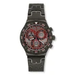【SWATCH】Irony 金屬Chrono系列手錶 CRAZY DRIVE 速度感 瑞士錶 錶 三眼 計時碼錶(43mm)