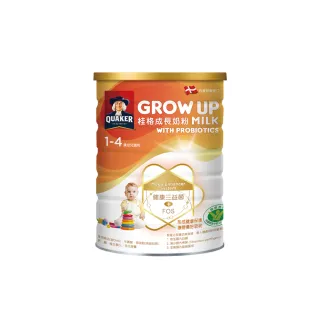 【QUAKER 桂格】三益菌成長奶粉 1500g*6罐(新包裝 3號 1-4歲幼童適用)