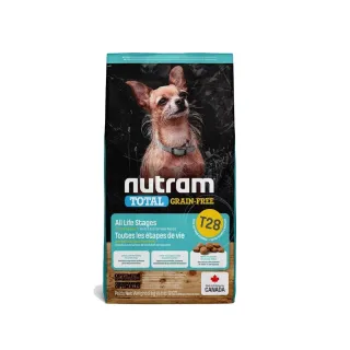 【Nutram 紐頓】T28無穀全能系列-鮭魚+鱒魚挑嘴犬小顆粒 2kg/4.4lb(狗糧、狗飼料、無穀犬糧)