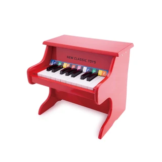 【New Classic Toys】幼兒18鍵鋼琴玩具-經典紅(10155)