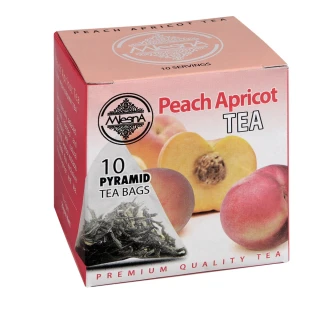【MlesnA  曼斯納】Peach Apricot 杏桃紅茶(三角立體茶包 10入/盒)