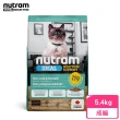 【Nutram 紐頓】I19專業理想系列-三效強化貓雞肉+鮭魚 5.4kg/12lb(貓糧、貓飼料、貓乾糧)