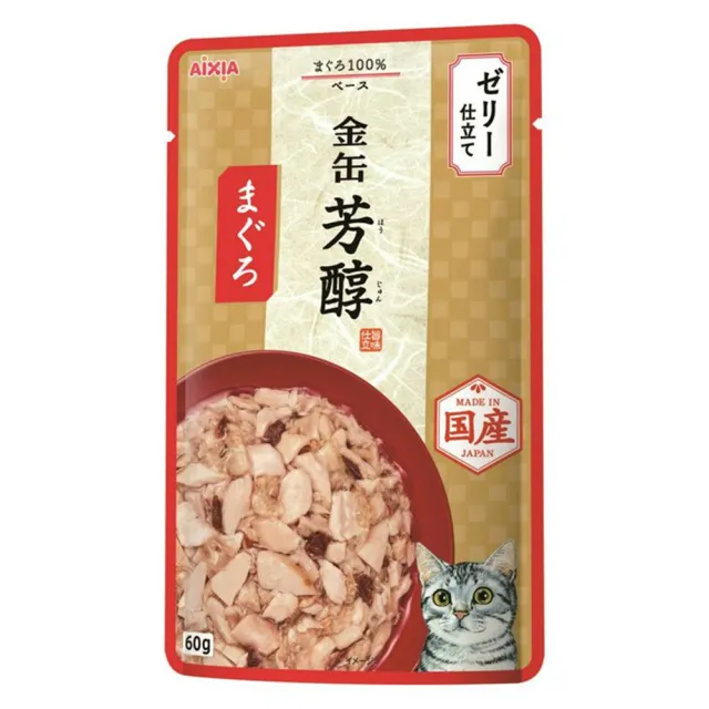 【Aixia 愛喜雅】金缶芳醇餐包 60g*24包組(貓罐頭、貓餐包、貓副食 全齡貓)