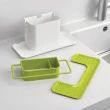 【CS22】廚房抹布掛式收納置物架(綠色/灰色)