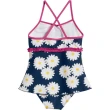 【Playshoes】抗UV防曬兒童連身泳裝-雛菊裙(認證UPF50 洋裝式泳衣)