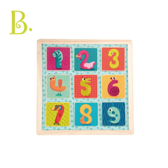 【B.Toys】數字彎彎磁鐵板