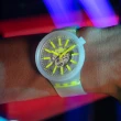 【SWATCH】BIG BOLD JELLY系列手錶 YELLOWINJELLY 熱情黃 瑞士錶 錶(47mm)