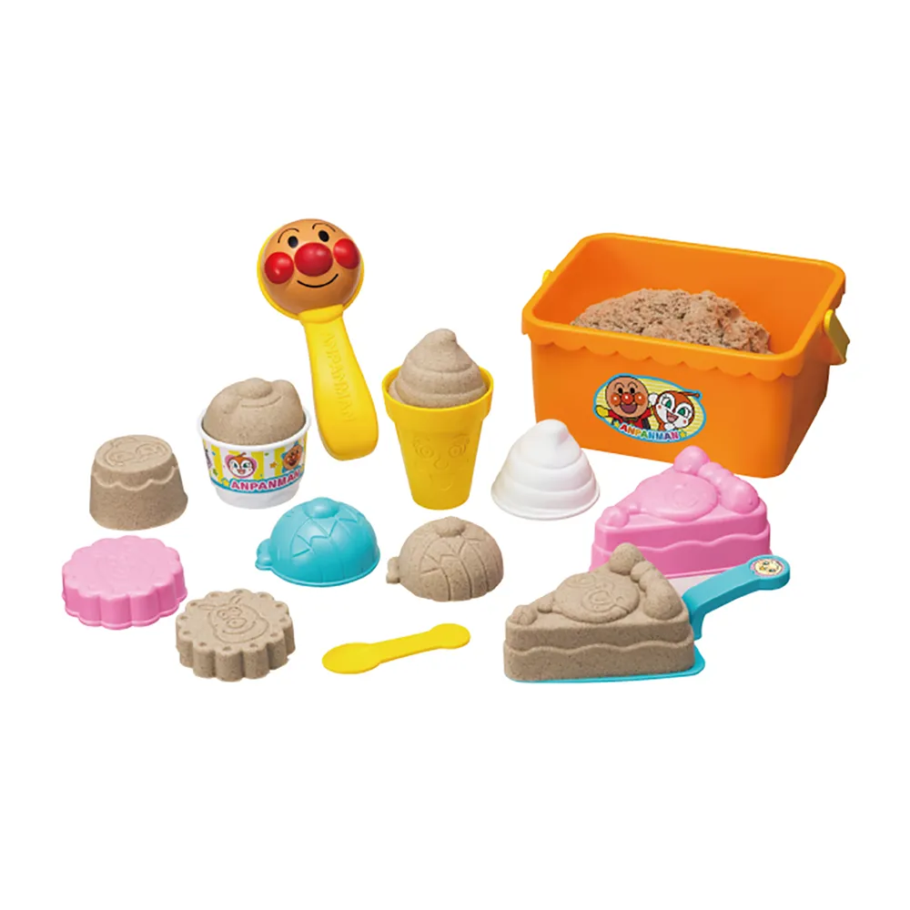 【ANPANMAN 麵包超人】一起來玩沙！麵包超人沙堆甜點玩具組