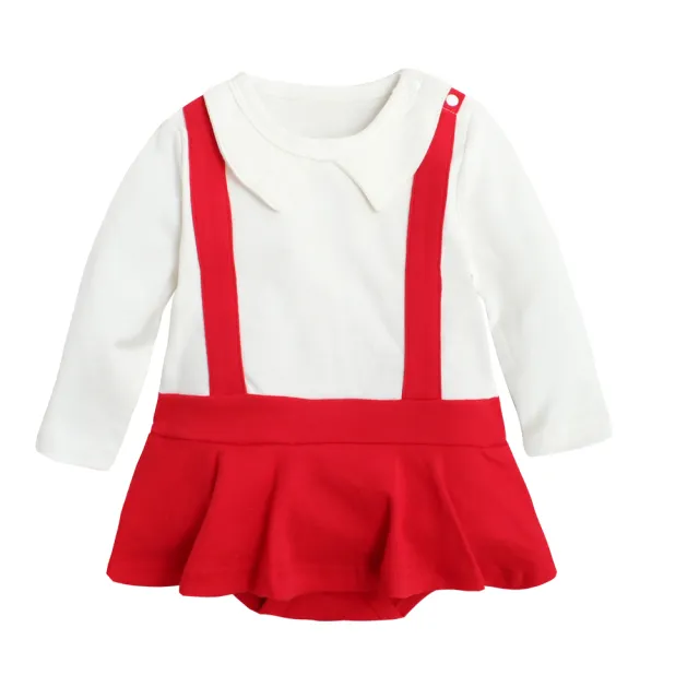 【Baby 童衣】女寶寶卡通造型長袖包屁裙 12020(共三色)