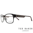 【TED BAKER】倫敦玩酷金屬風格造型眼鏡(TB4189-001 黑/銀)