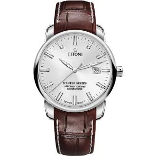 【TITONI 梅花錶】大師系列天文台認證12生肖限量機械錶(83188 S-ST-575Z)