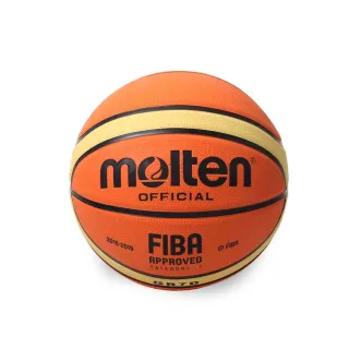 【MOLTEN】籃球-7號球 黃橘(BGR7D)
