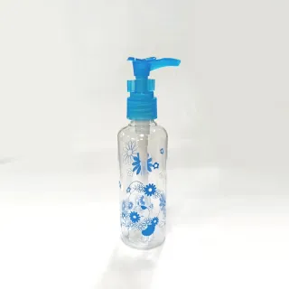 【PS Mall】透明印花化妝水乳液 分裝瓶 100ML 2入(H350)