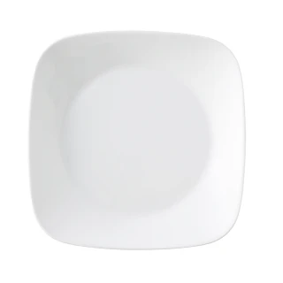 【CORELLE 康寧餐具】純白方型8吋午餐盤(2211)