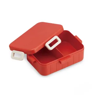 【日系簡約】日本製 無印風便當盒 保鮮餐盒 辦公 旅行通用650ML-番茄紅(日本境內版)