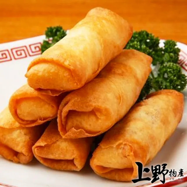 【上野物產】台灣製品料理 酥炸春捲 x2包(680g±10%/20條/包)