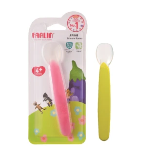 【Farlin】兒童副食品學習湯匙(醫療級矽膠/2色可選)