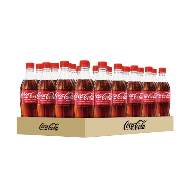 【Coca-Cola 可口可樂】寶特瓶600ml x2箱(共48入;24入/箱)